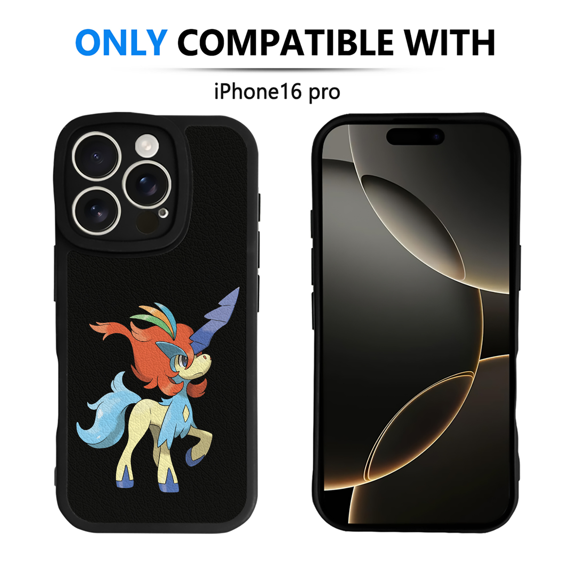 （画像用） ポケットモンスター Pokémon 【iPhone 16シリーズ対応】シリコンスマホケース（レザー調） 材質：シリコン